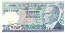 Turkey 500 Turk Lirasi - Pdt Ataturk - ND (1983) - Serial E - P.195
