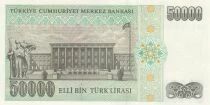 Turkey 50000 Turk Lirasi - Elli Bin - ND (1995-1999) - Series K