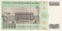 Turkey 50000 Turk Lirasi - Pdt Ataturk - ND (1995) - Serial K - P.204