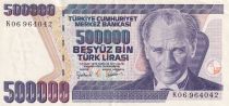 Turkey 500000 Turk Lirasi - Pdt Ataturk - ND (1998) - Serial K - P.212