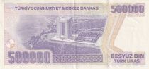 Turkey 500000 Turk Lirasi - Pdt Ataturk - ND (1998) - Serial K - P.212
