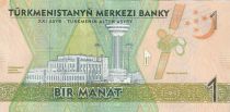 Turkménistan 1 Manat - Togrul Beg Turkmen - 25ème anniversaire de la neutralité - 2020 - NEUF - P.NEW