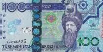 Turkmenistan 100 Manat - Oguz Han Turkmen - 25th anniversary of neutrality - 2020 - UNC - P.NEW
