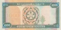 Turkm&eacute;nistan 1000 Manat - Saparmyrat Ny&yacute;azow - &Eacute;tat du Turkm&eacute;nistan - 1995 - S&eacute;rie AB