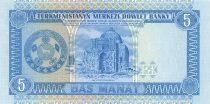 Turkm&eacute;nistan 5 Manat - ND (1993) - P.2