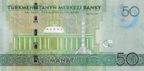 Turkmenistan 50 Manat - Gorkut Ata Turkmen - 25th anniversary of neutrality - 2020 - UNC - P.NEW