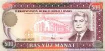 Turkmenist&aacute;n 500 Manat S. Niazov - Teatro Nacional - 1995