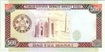 Turkmenist&aacute;n 500 Manat S. Niazov - Teatro Nacional - 1995