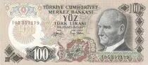 Turquia 100 Turk Lirasi - Pdt Ataturk - ND (1979) - Serial I - P.189b