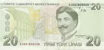 Turquia 20 Yeni Turk Lirasi Turk Lirasi, Pdt Ataturk - Mimar Kemaleddin