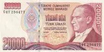 Turquia 50 000 Lira 1995 - Mustafa Kemal Atat�rk - Serial G - P.202