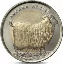 Turquie 1 Lira Turquie 2015 - Ch&egrave;vre