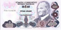 Turquie 1000 Lira, Président  Ataturk - Bosphore - ND 1970 - P. 191