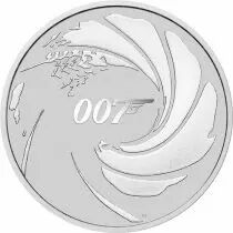 Tuvalu 007 - 1 Once Argent TUVALU 2020 ( James Bond )