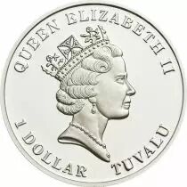 Tuvalu 1 Dollar 2011 - &Eacute;ponge Tuyau d\'Orgue