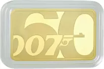 Tuvalu 60 ans de James Bond - 100 Dollars Or (1 Once) Tuvalu 2022