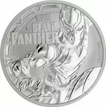 Tuvalu BLACK PANTHER - 1 Once Argent TUVALU 2018