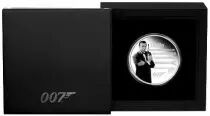 Tuvalu James Bond 007 - 1 Once Argent Couleur TUVALU 2021 - Hommage &agrave; Sean Connery