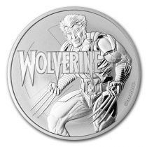 Tuvalu Wolverine le super-héros Marvel  pièce d\'1 once argent 999 9 ? Bullion 2021