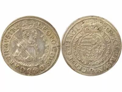 Tyrol Leopold V - 10 Silver Kreuzer - 1630 Hall