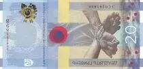 Ucraina 20 Hryven 2023 - Remenber - We will not Forgive