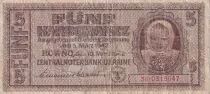 Ucrania 5 Karbowanez - German military administration - 1942 - VG to F - P.51