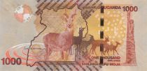Uganda 1000 Shillings Antelopes - 2017