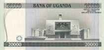 Uganda 20000 Shillings - Bird - Arms - Monument - 2009 - P.UNC - P.46d