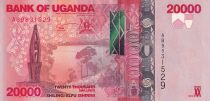 Uganda 20000 Shillings - Buffalos - 2010 - XF - P.53