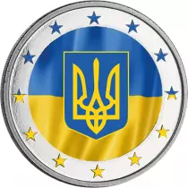 UKRAINE - 2 Euros Colour