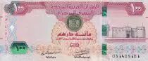 United Arab Emirates 100 Dirhams - Fortress - Falcon - 2018 - P.UNC - P.30g