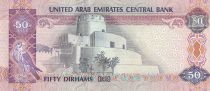 United Arab Emirates 50 Dirhams - Oryx - Fort Al Jahilie - 2016 - UNC - P.29f