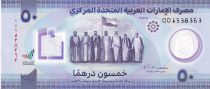 United Arab Emirates 50 Dirhams - The 50th anniversary of fundation of UAE -  2021 - UNC - P.NEW
