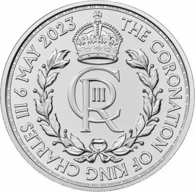 United Kingdom  2 Pounds Coronation Charles III - 1 Ounce Silver 2023