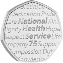United Kingdom  75 years of the National Health Service - 50 Pence 2023 BU