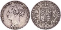 United Kingdom 1/2 Crown, Victoria - Arms - 1875