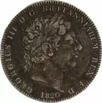 United Kingdom 1 Crown George III