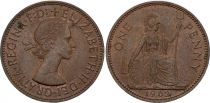 United Kingdom 1 Penny 1954-1970 - Britannia, George VI