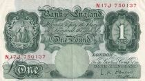 United Kingdom 1 Pound - Britannia - Bank of England Building - 1948?1960