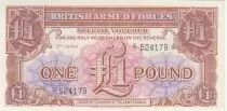United Kingdom 1 Pound - British Armed Forces - 3rd Series - 1956 - Serial E