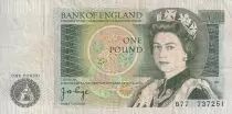 United Kingdom 1 Pound - Queen Elizabeth II - Isaac Newton - ND (1978-1980) - P.377a