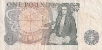 United Kingdom 1 Pound - Queen Elizabeth II - Isaac Newton - ND (1978-1980) - P.377a