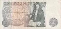 United Kingdom 1 Pound - Queen Elizabeth II - Isaac Newton - ND (1978-1980) - P.377a
