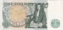 United Kingdom 1 Pound - Queen Elizabeth II - Isaac Newton - ND (1981-1984) - P.377b