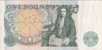 United Kingdom 1 Pound - Queen Elizabeth II - Isaac Newton - ND (1981-1984) - P.377b