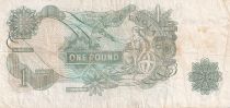 United Kingdom 1 Pound - Queen Elizabeth II - ND (1966-1970) - P.374g