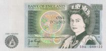 United Kingdom 1 Pound - Queen Elizabeth II - ND (1966-1970) - Serial 59A - P.377a