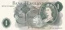 United Kingdom 1 Pound - Queen Elizabeth II - ND (1970)