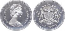 United Kingdom 1 Pound Elizabeth II - Silver 1983 - Proof