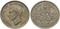 United Kingdom 1 Shillings 1949 - Coat of arms, George VI - Scottish crest
